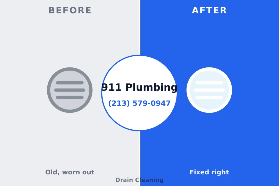 Before and after: plumbing repair Mooresville, IN